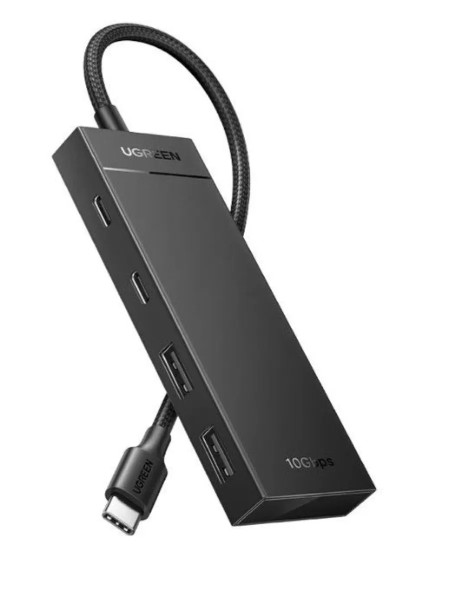 USB-C Разветвитель UGREEN CM806 4в1 (35583) Серый