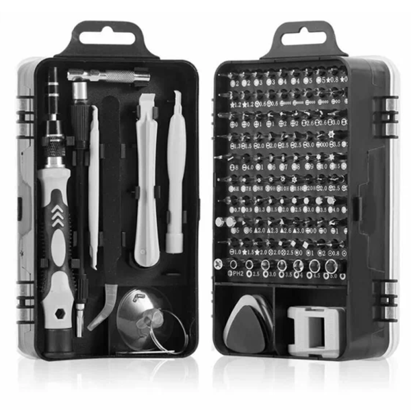 Отвертка и набор бит ISA T-117 117в1 Серый