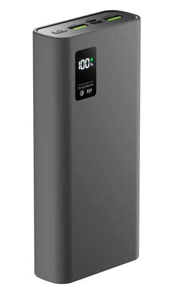 Внешний аккумулятор Olmio QR-20 20000mAh 22.5W PD Серый