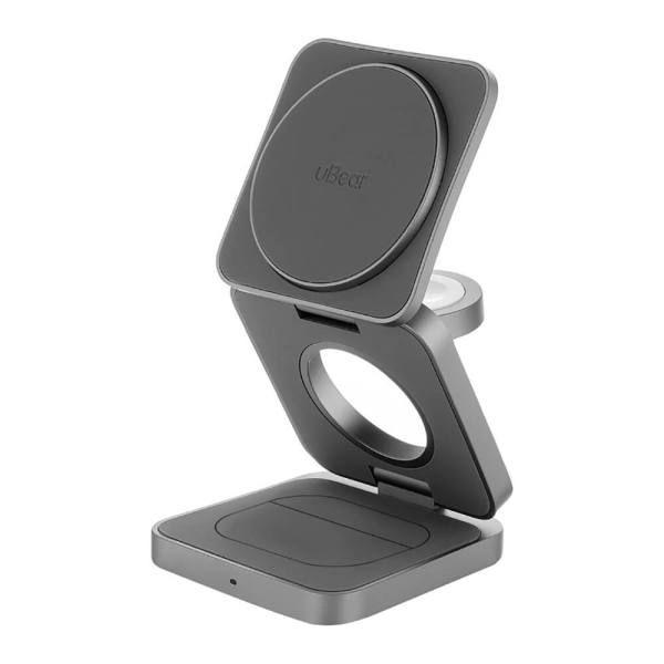 Беспроводная зарядная станция 3 в 1 uBear Balance (WL09SG31-ADM) Серый