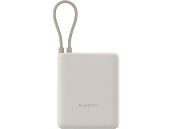 Внешний аккумулятор Xiaomi Power Bank With Cable USB-C 10000 mAh 33W (BHR9333GL) Tan