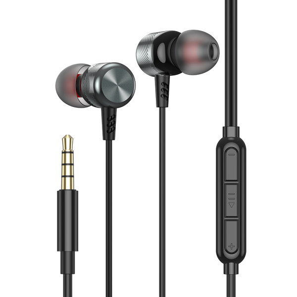 Наушники Deppa Stereo Alum Pro Графит (44212)