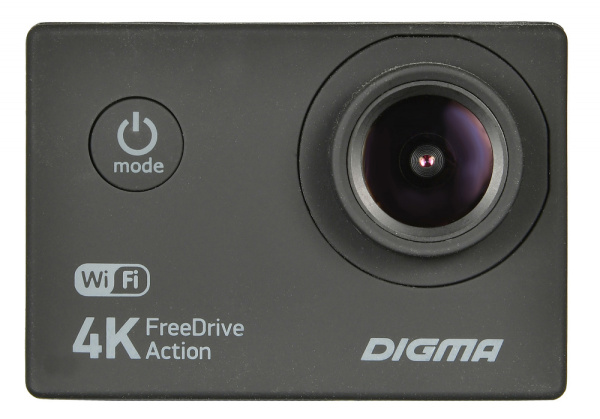 Видеорегистратор Digma FreeDrive Action 4K WiFi Black (Черный)