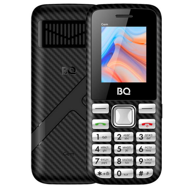 Телефон BQ 1860 Gem Dual Sim Black (Черный)