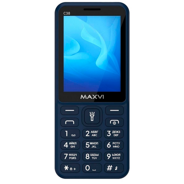 Телефон MAXVI C38 Blue (Синий)
