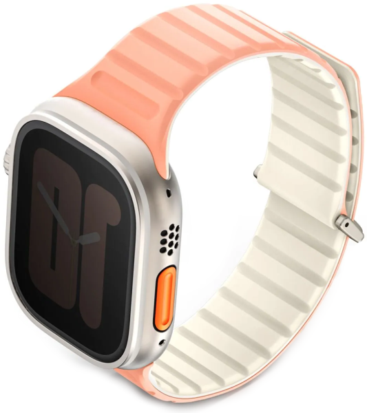 Ремешок Uniq Revix EVO для Apple Watch 40/41/42mm Pink/Ivory (Розовы/Бежевый)