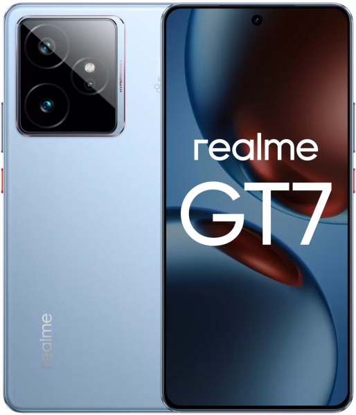 Смартфон Realme GT 7 12/256GB Blue (Синий Ледник) (RU)