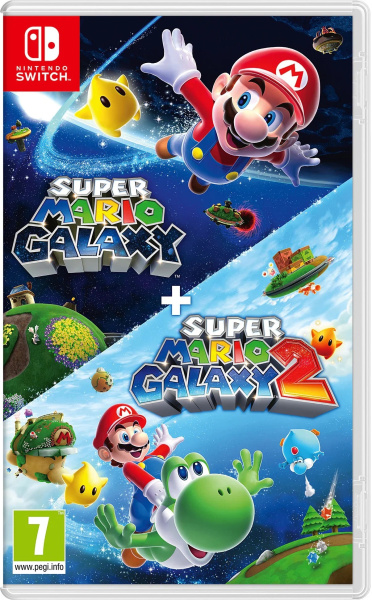 Игра Super Mario Galaxy + Super Mario Galaxy 2 для Nintendo Switch (Английская версия)