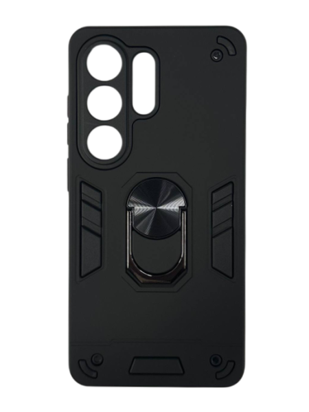 Накладка противоударная с кольцом для Samsung Galaxy S26 Ultra Черный