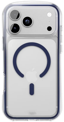 Накладка силикон VLP Bubble Case with MagSafe для Apple iPhone 17 Pro Max Синий