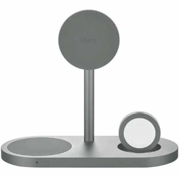 Беспроводная зарядная станция 3 в 1 uBear Stage Ultra (WL20SG31SU-AW) Серый