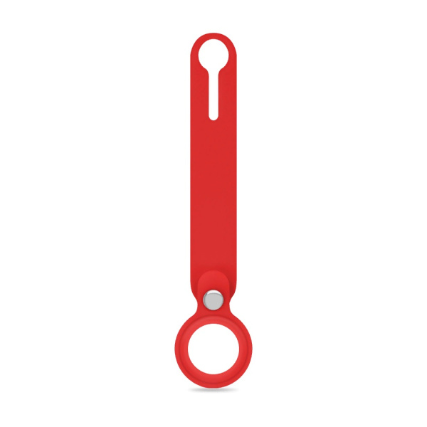 Силиконовый чехол DF для Apple AirTag Red