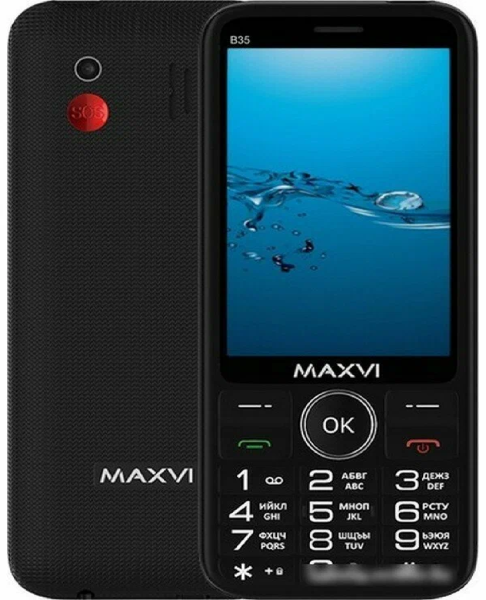 Телефон MAXVI B35 Black (Черный)
