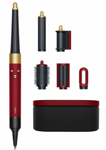 Стайлер Dyson Airwrap Complete Long HS08 Red Velvet/Gold (Красный/Золотой)