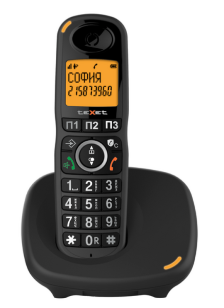 Радиотелефон Dect Texet TX-D8905A Black (Черный)
