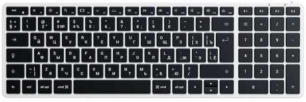 Беспроводная клавиатура Satechi Slim X2 Серебристый