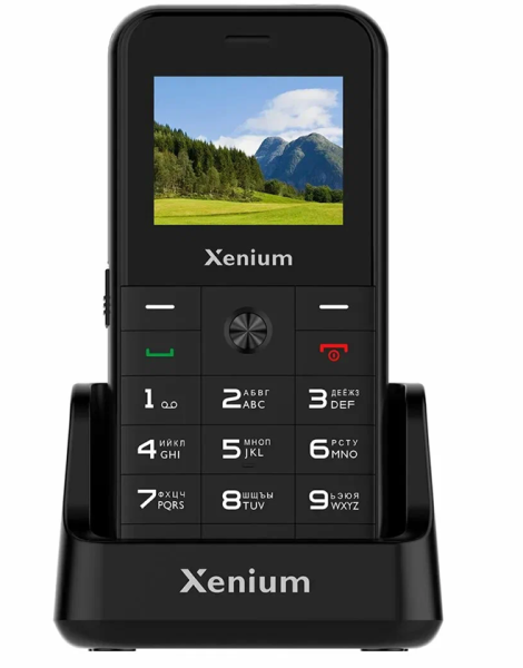 Телефон Xenium X718 Black (Черный)