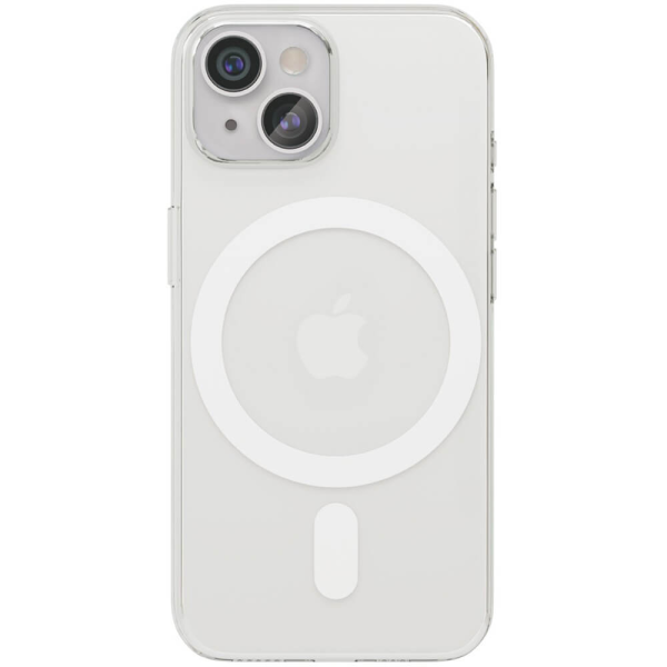 Накладка силикон VLP Diamond Case with MagSafe для Apple iPhone 15 Прозрачный