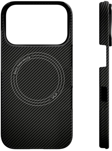 Накладка кевлар VLP Kevlar Case with MagSafe для Apple iPhone 18 Pro Max Black (Черный)