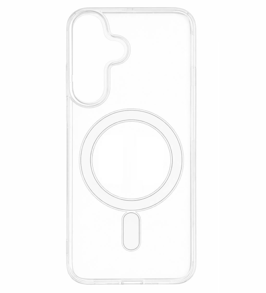 Накладка силикон MagSafe для Samsung Galaxy S26 Прозрачный