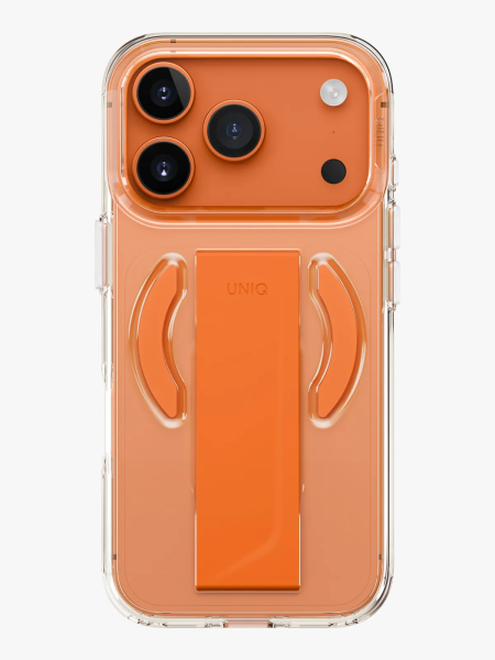 Накладка пластик Uniq Heldro Air with MagSafe для Apple iPhone 17 Pro Volt Orange (Оранжевый)