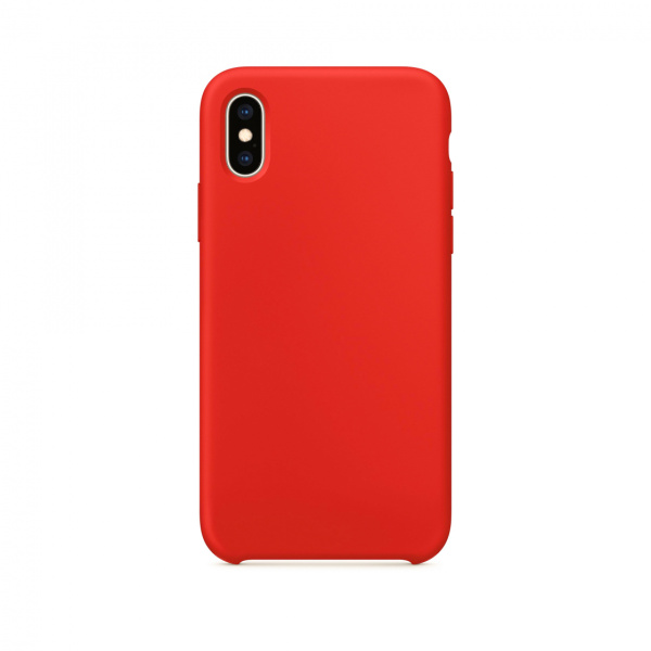 Накладка силикон Silicone Case для iPhone X/Xs Red