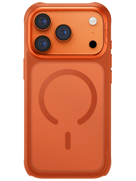 Накладка пластик Uniq Veren with Magsafe для iPhone 17 Pro Sunset Ember (Коричневый)