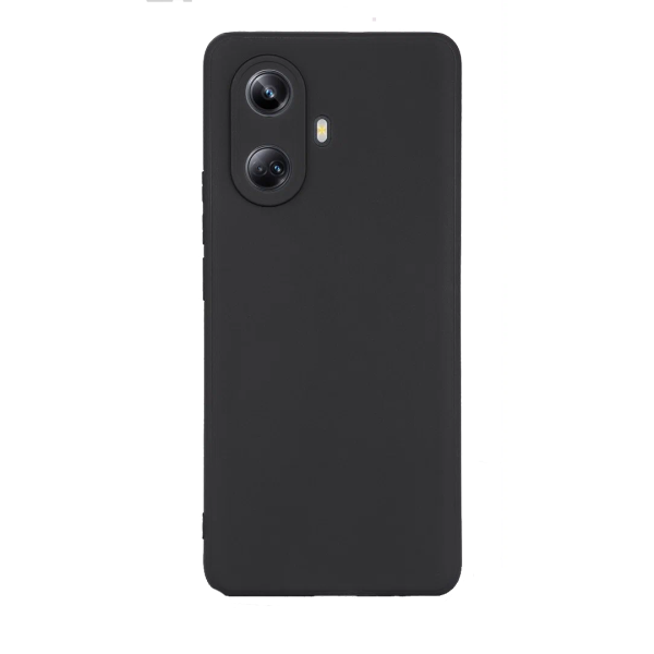 Накладка силикон DF для Realme 10 Pro+ Черный