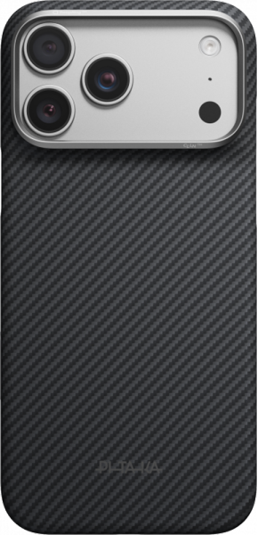 Накладка кевлар Pitaka Ultra-Slim Case для Apple iPhone 18/17 Pro Max Black (Черный)