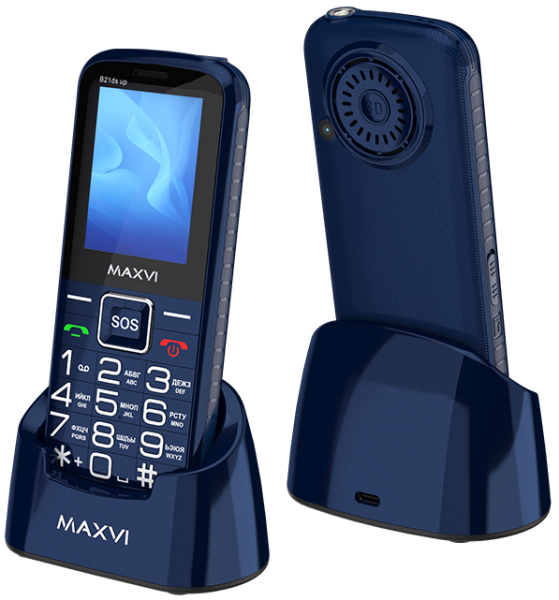 Телефон MAXVI B21ds up Blue (Синий)