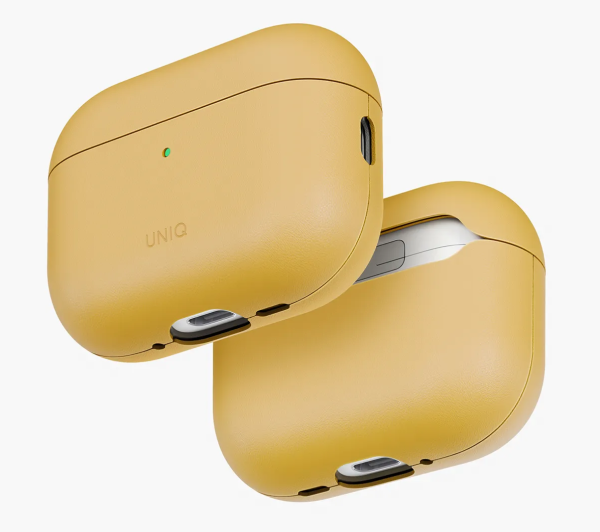 Чехол Uniq Lyden Vex Leatherette для Apple AirPods Pro 3 Canary Yellow (Желтый)