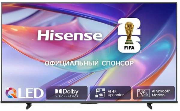 Телевизор Hisense 55E7S 55" (2026) Black (Черный)