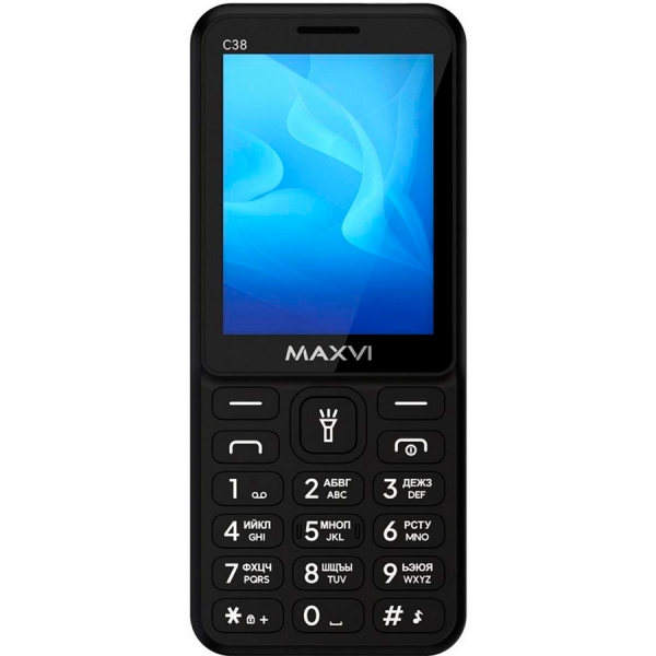 Телефон MAXVI C38 Black (Черный)