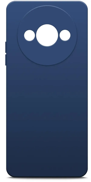 Накладка силикон Borasco Microfiber Case для Xiaomi Redmi A3/A3x Синий