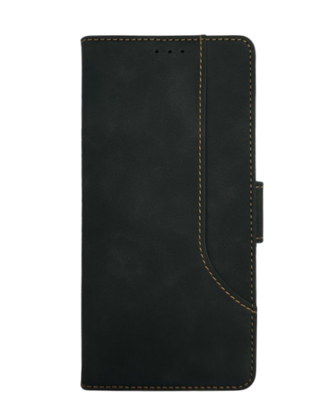 Чехол-книжка Premium для Samsung Galaxy S26 Ultra Черный (боковая)