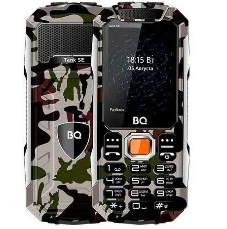 Телефон BQ 2432 Tank SE Dual Sim Military Green (Зеленый)