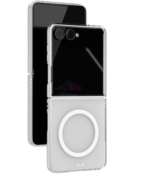 Накладка пластик VLP Puro Case with MagSafe для Samsung Galaxy Z Flip8 Clear (Прозрачный)