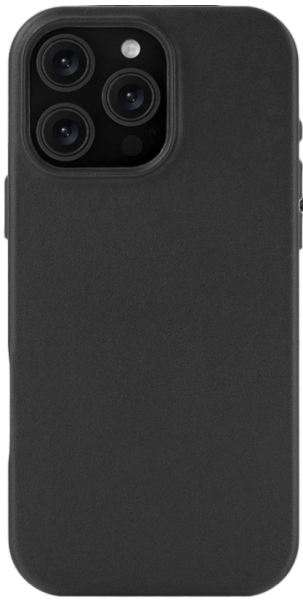 Накладка кожаная uBear Capital Leather Case для iPhone 16 Pro Черный