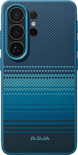 Накладка кевлар Pitaka Military-Grade для Samsung Galaxy S26 Ultra Moonrise (Синий)