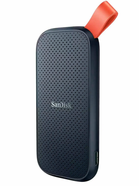 Внешний SSD SanDisk Portable 2TB USB-C (SDSSDE30-2T00-G26) Черный