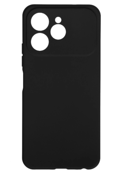 Накладка силикон Borasco для Tecno Spark 40 Черный