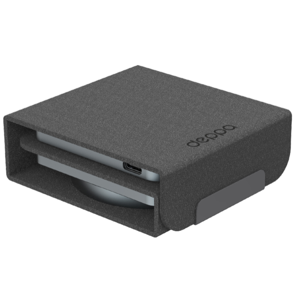 Беспроводное зарядное устройство Deppa Crystal MagSafe Fold Travel 3в1 22Вт Складная (23153)