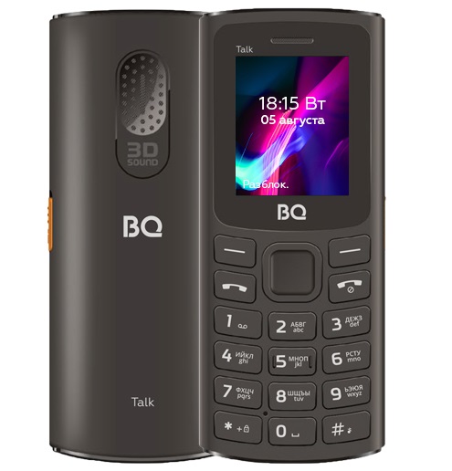 Телефон BQ 1862 Talk Dual Sim Black (Черный)