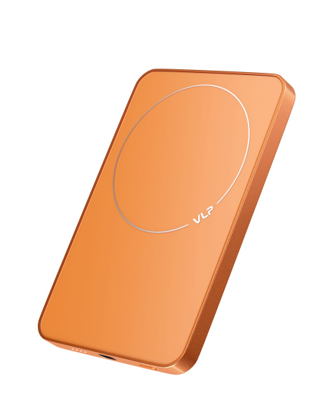 Внешний аккумулятор VLP Diamond Energy MagSafe Qi2 5000mAh Orange (Оранжевый)