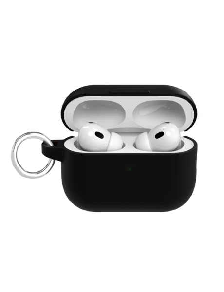 Силиконовый чехол VLP Satin Case для Apple AirPods Pro 3 Black (Черный)