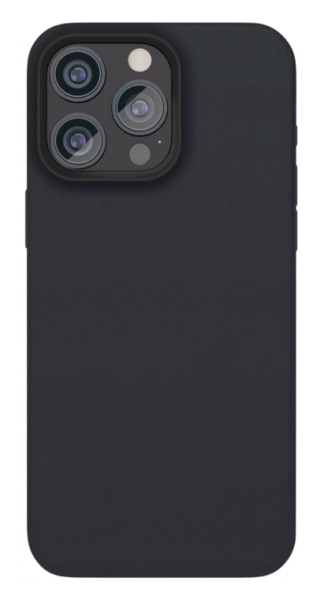 Накладка силикон VLP Ecopelle Case with MagSafe для Apple iPhone 15 Pro Black (Черный)