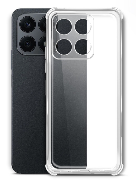 Накладка силикон Borasco для Honor X6a Прозрачный