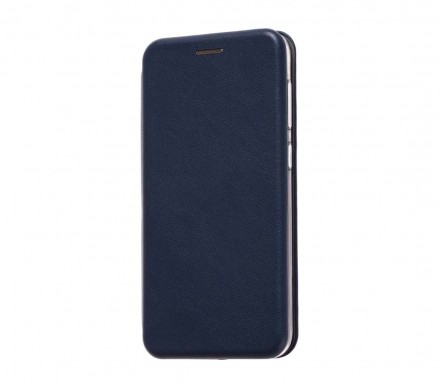Чехол-книжка для iPhone 12/12 Pro Dark Blue (боковая)