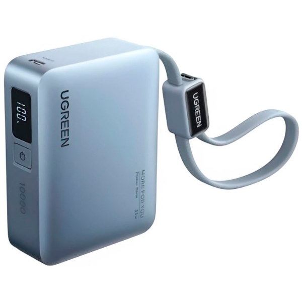 Внешний аккумулятор Ugreen PB584 (75173B) 10000mAh 33W (CCC) Blue (Голубой)