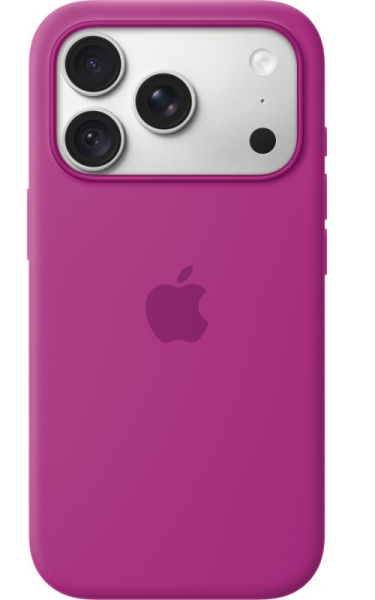 Накладка Apple Silicone Case для iPhone 18 Pro Magenta (MK8T4)